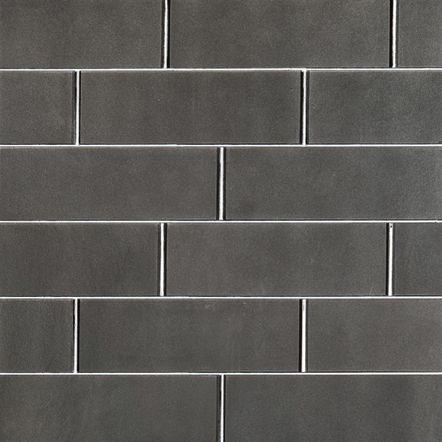 Metallic Gray Glass Subway Tile 4X12 Florence4X12X8Mm Crystallized