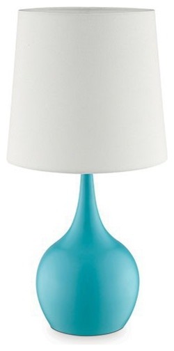 turquoise bedside lamps