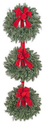 BH Fraser Fir™ Three-Tier Decorated Wreath