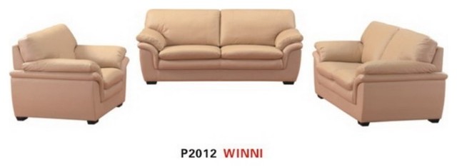 leather sectional sofa 1+2+3 (modern)