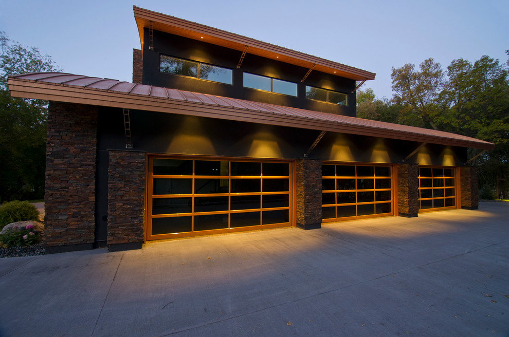 Timeless Custom Build Contemporary Garage Other by Mannington