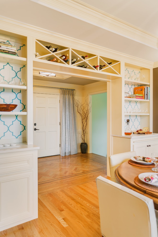 Inspiration for a transitional dining room remodel in Seattle