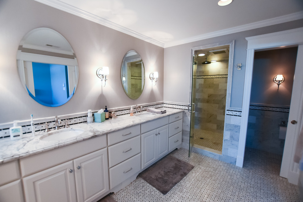 This is an example of a beach style bathroom in Philadelphia.