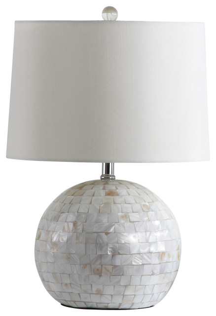 Nikki Shell Table Lamp - Beach Style - Table Lamps - by HedgeApple | Houzz