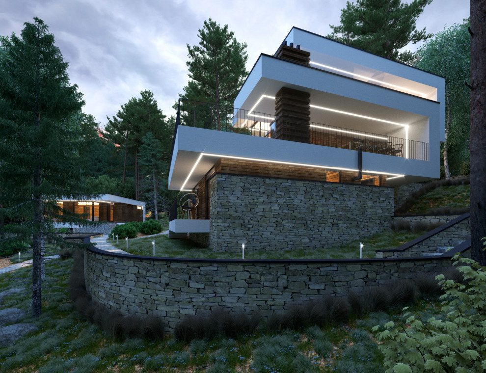 Проект дома в пос. «Зеленая роща» Ленинградской области