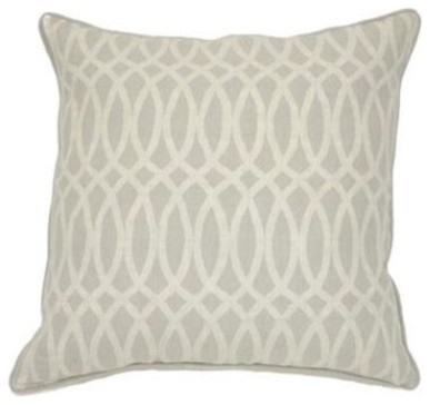 Versailles Geo Linen Natural Pillow