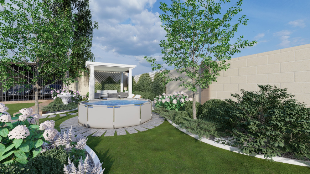 Ландшафтный дизайн участка площадью 1 сотка