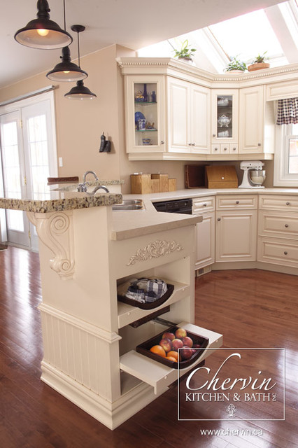 Chic White Kitchen kitchen