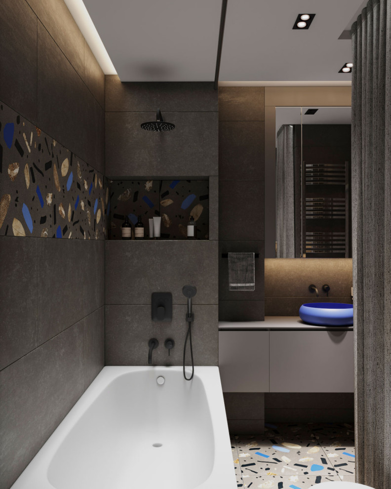 Студия для молодой семейной пары живущей в ритме и динамике