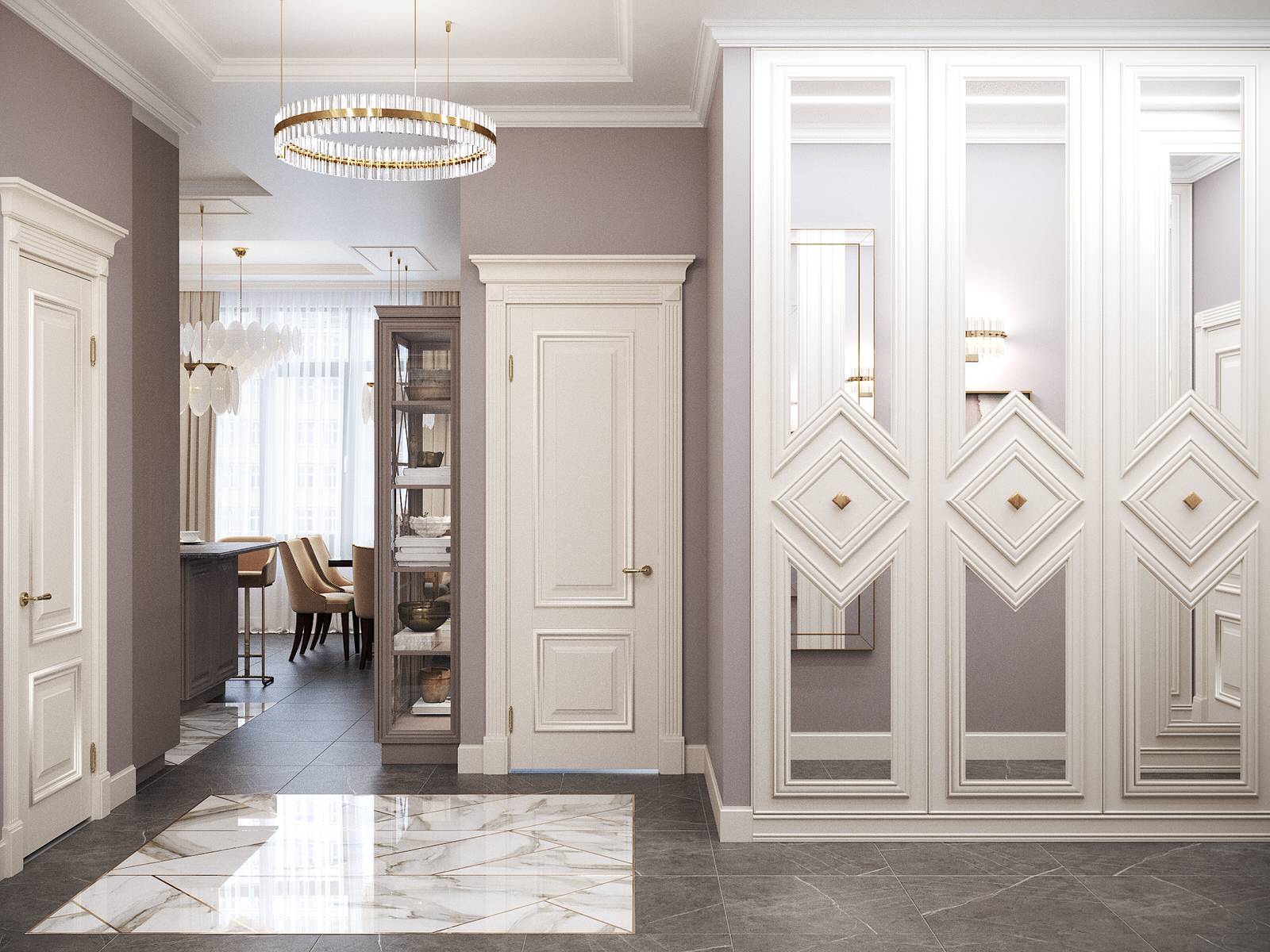 Трёхкомнатная квартира