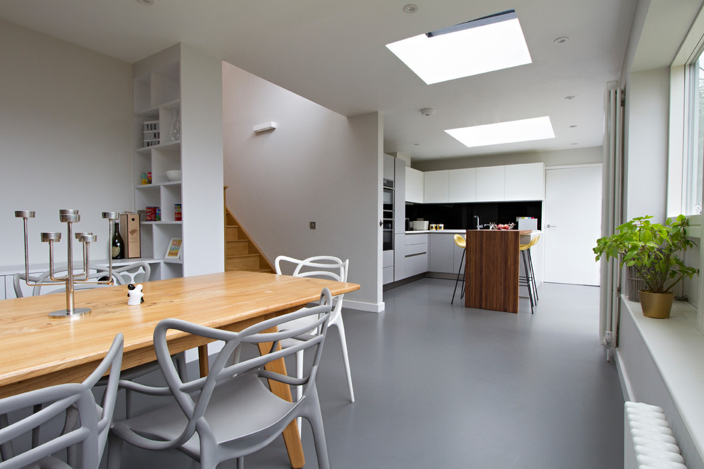 Open Plan Modern Kitchen Dining Room