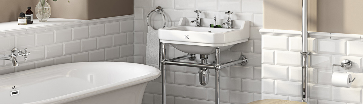 Downton Abbey Inspired Traditional Bathroom