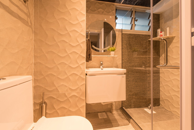 Minimalist Design contemporary-bathroom