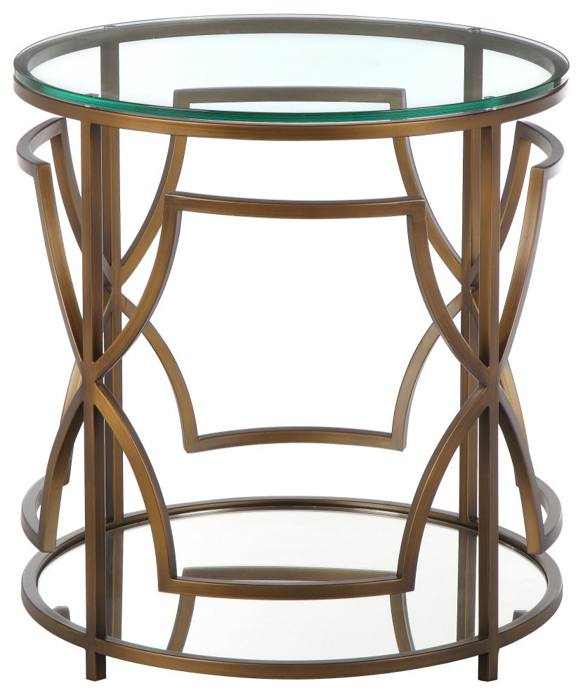 Edward Round Side Table Contemporary Side Tables And End Tables