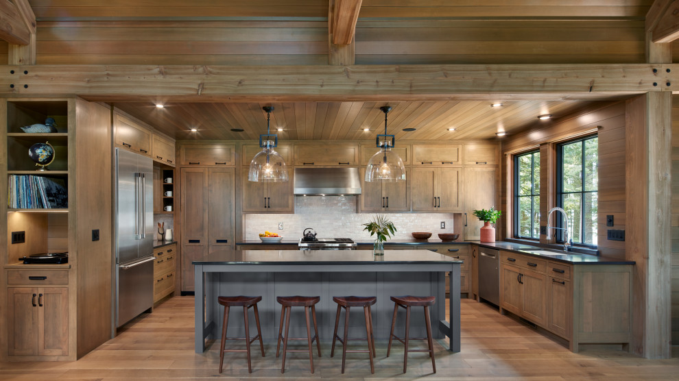 Katherine Lake Retreat - Rustic - Kitchen - Minneapolis - by Albertsson ...