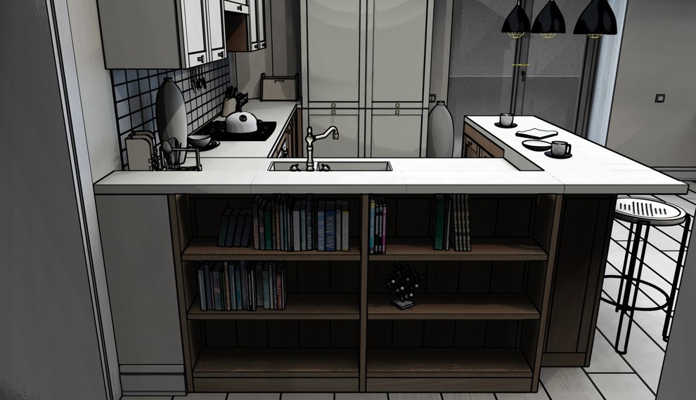 Квартира стиль американской классики.