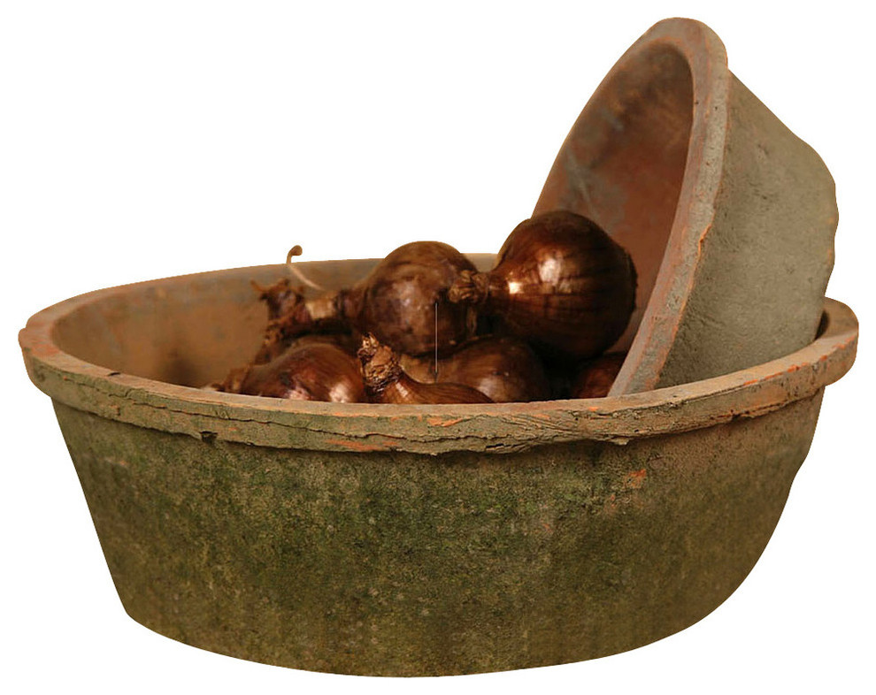 Rustic Terra Cotta Bulb Pot - 8" x 3"