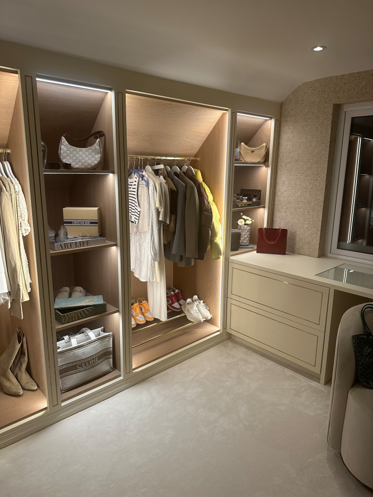 Luxury walk in wardrobe