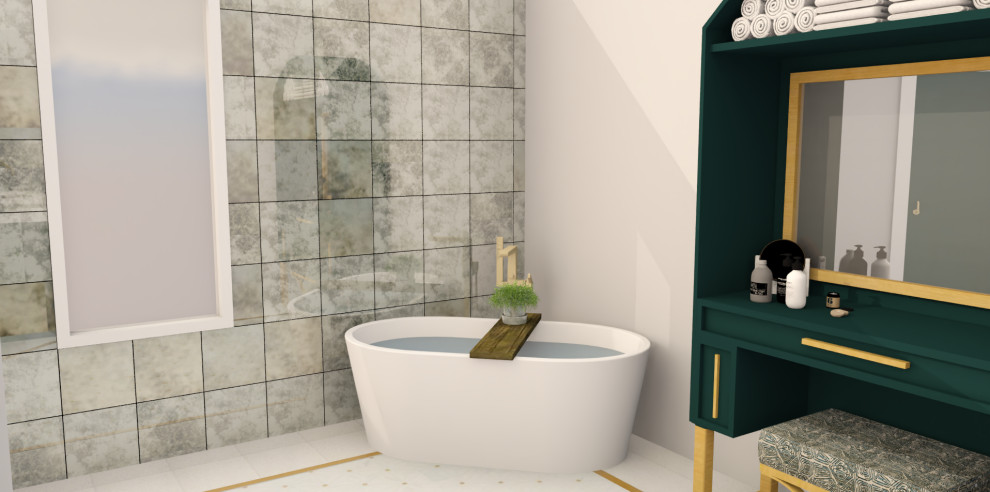 Bathroom - transitional bathroom idea
