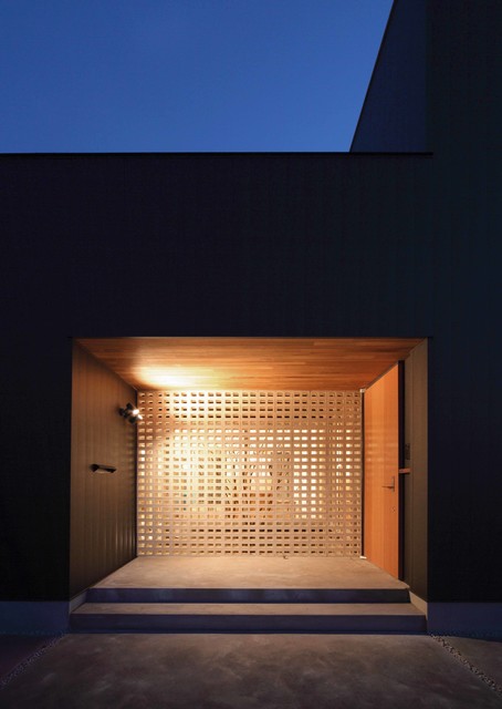 一宮の家 moderne-hus-og-facade