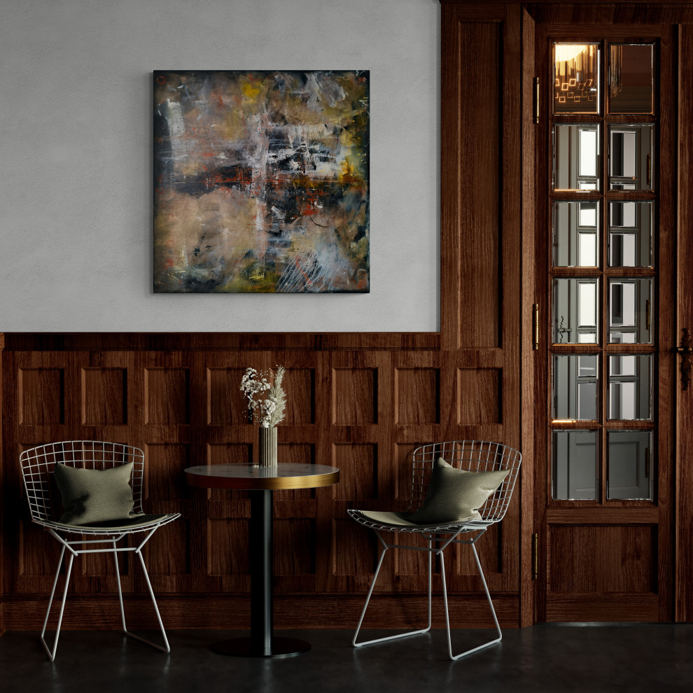 Абстрактные картины в интерьере_1