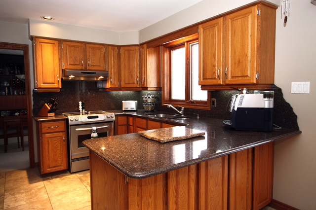 Granite Traditional Kitchen Toronto By The Top Shop Inc