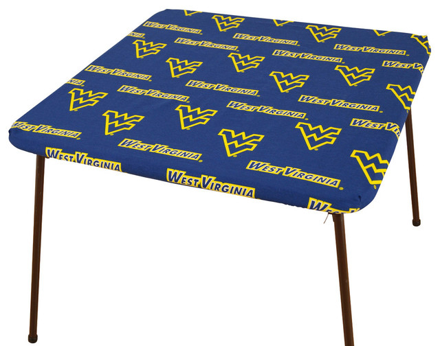 West Virginia Mountaineers Card Table Cover 33 X33 Contemporary West Virginia Mountaineers Card Table Cover 33 X33 Contemporary Game Accessories By College Covers