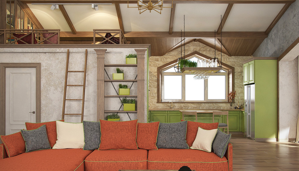 Дизайн-проект частного дома в КП Усадьба Север, пригород Екатеринбурга