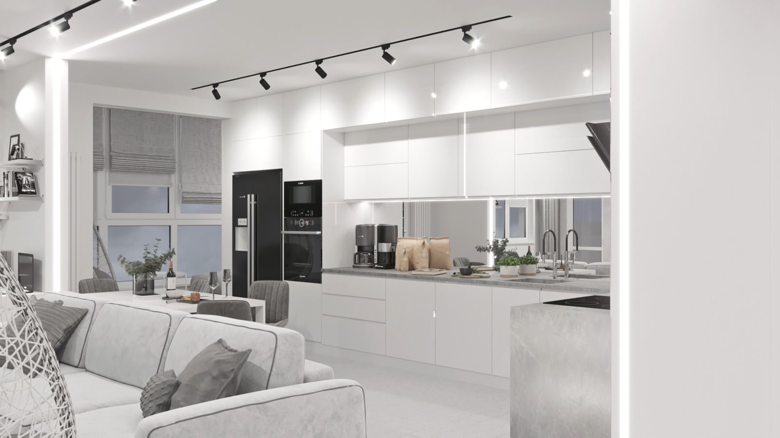 Трёхкомнатная квартира в ЖК на Высоте, г.Краснодар