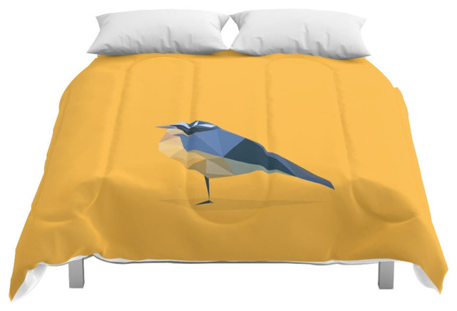 Bird Comforter Contemporary Comforters And Comforter Sets By