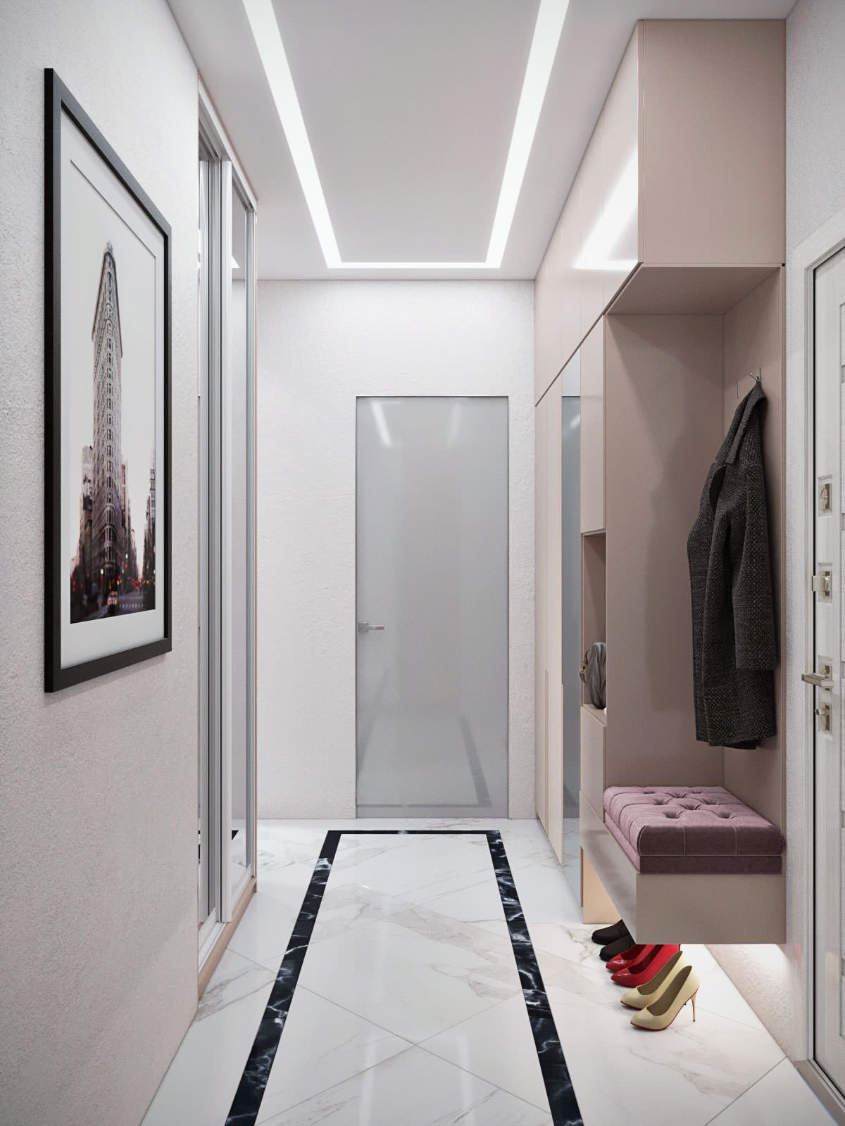 Прихожая. Вид от входа в квартиру.