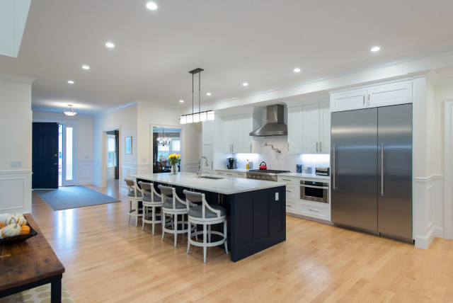 Walpole Custom Home french-country-koek