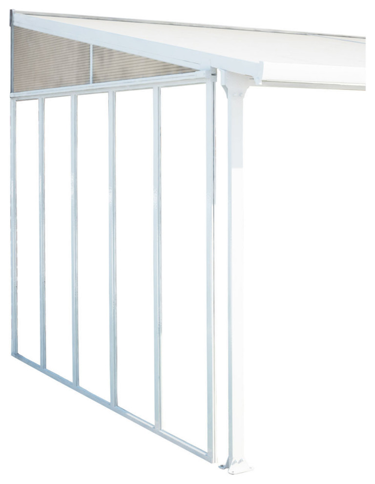 Palram Canopia Feria 10' Patio Cover Sidewall Kit White