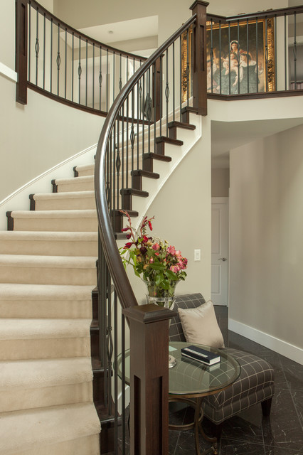 Transitional Elegance transitional-staircase