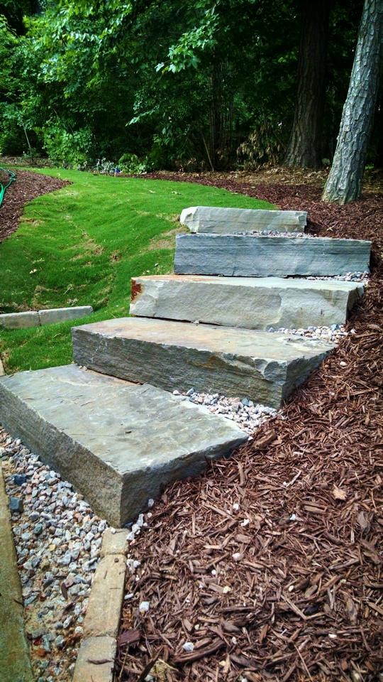 Design ideas for a transitional landscaping in Raleigh.