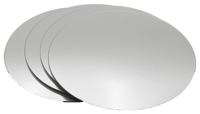 Small Decorative Wall Self Adhesive Shaped Mirrors Set Of 4 Contemporary By Evideco Houzz Small Decorative Wall Self Adhesive, Shaped Wall Mirrors Set