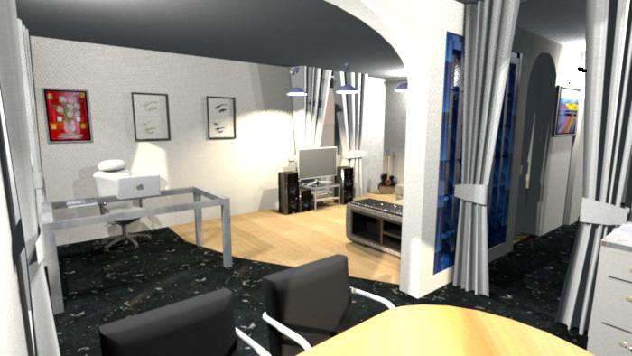 Гармонизация пространства жилой квартиры