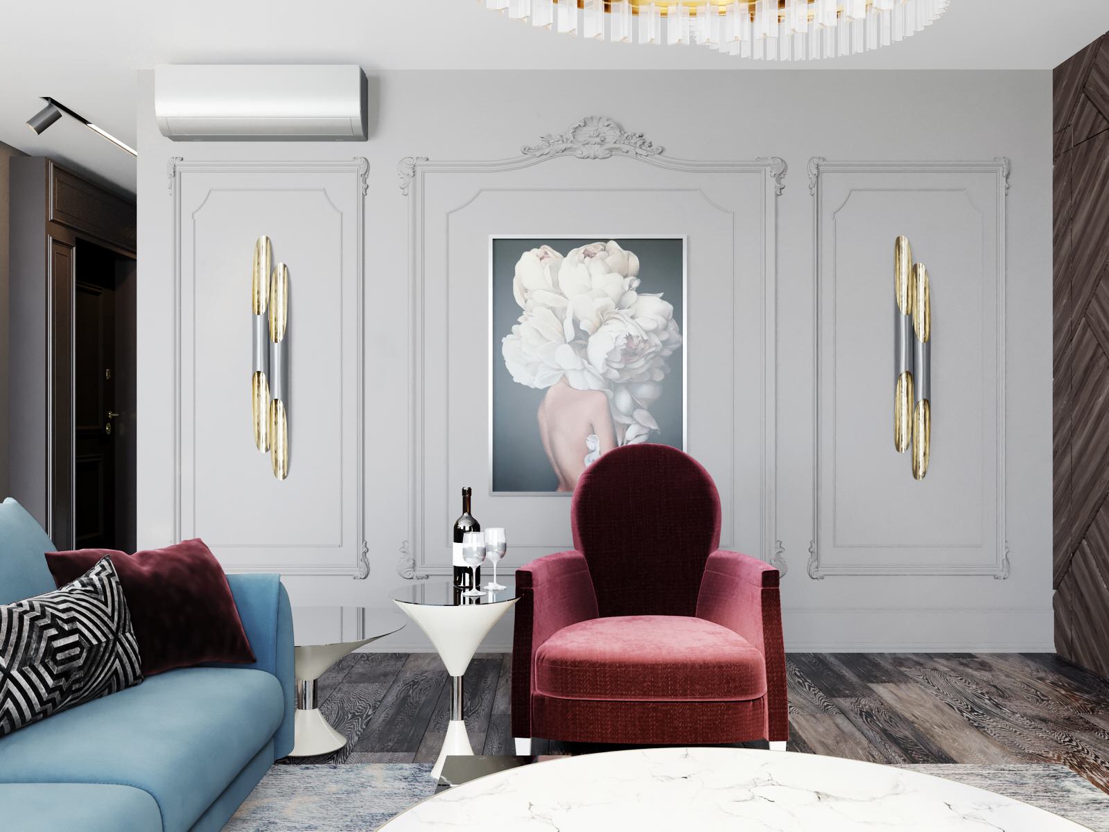 Эклектичная кухня-гостиная