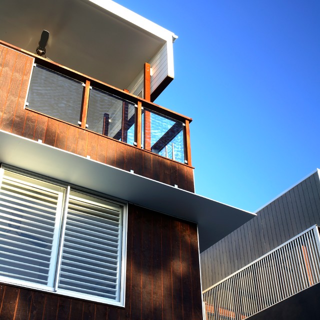 Exterior Aluminum Shutters modern