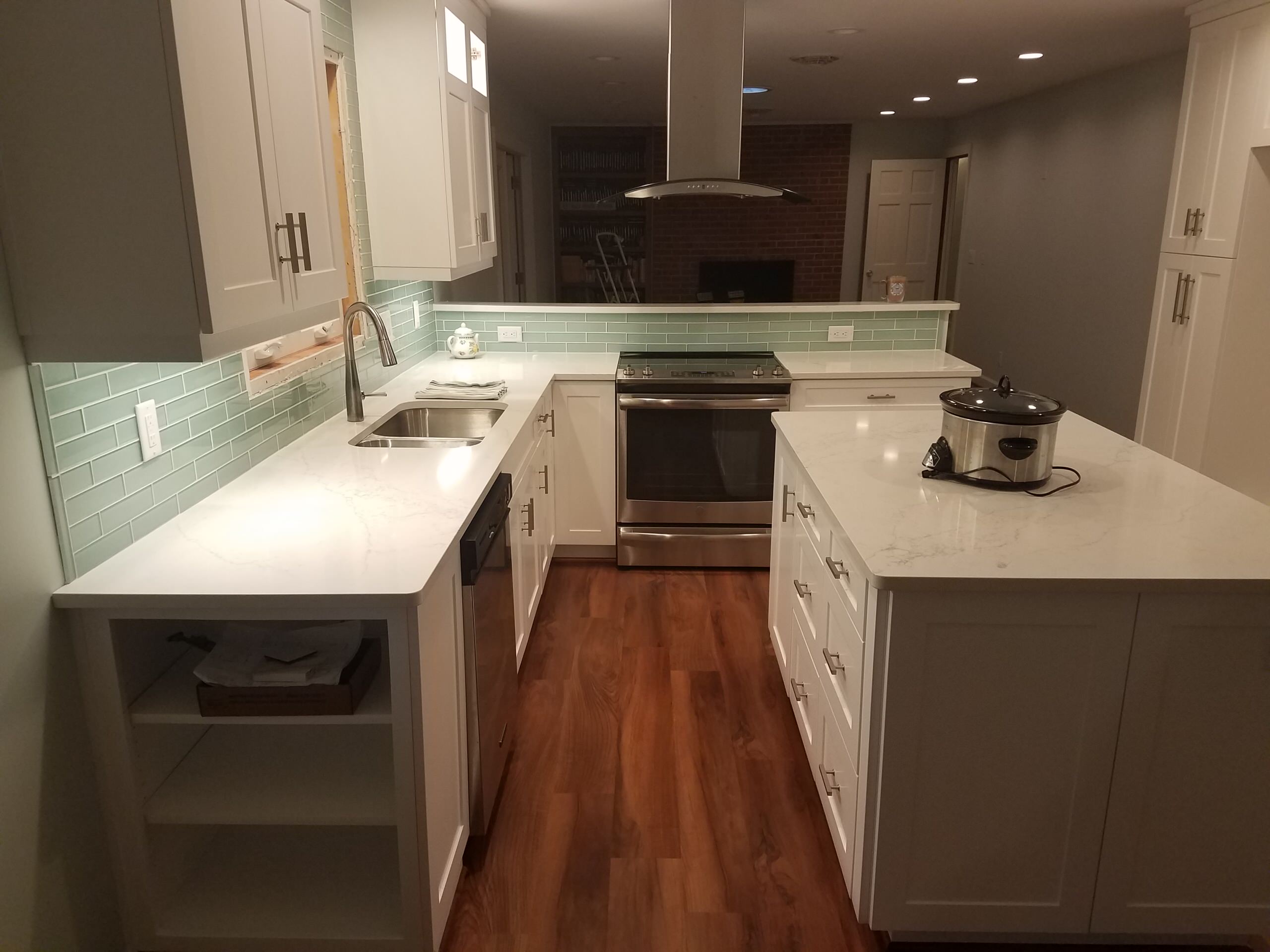 Bathroom & Kitchen White Cabinets