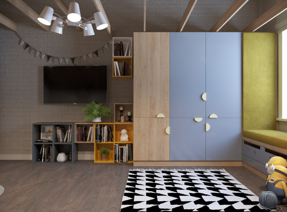 Яркий дом для большой семьи в СНТ Малиновый