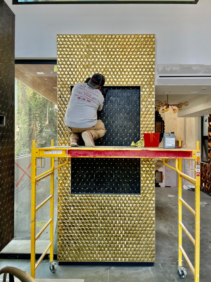 Fireplace tile installation | Venice CA