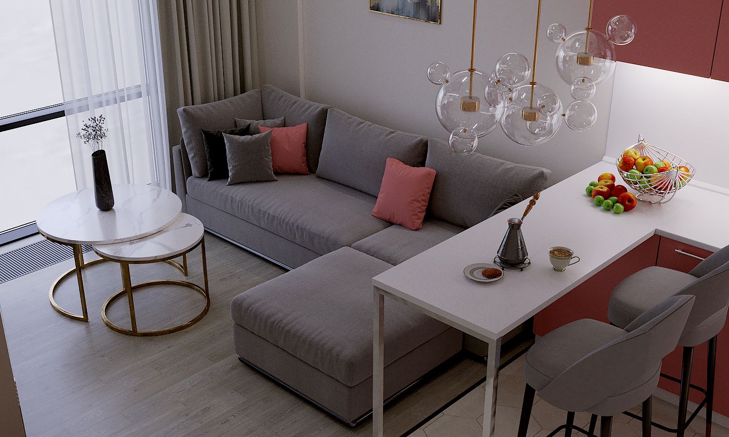 Стильная однушка в ЖК I Love