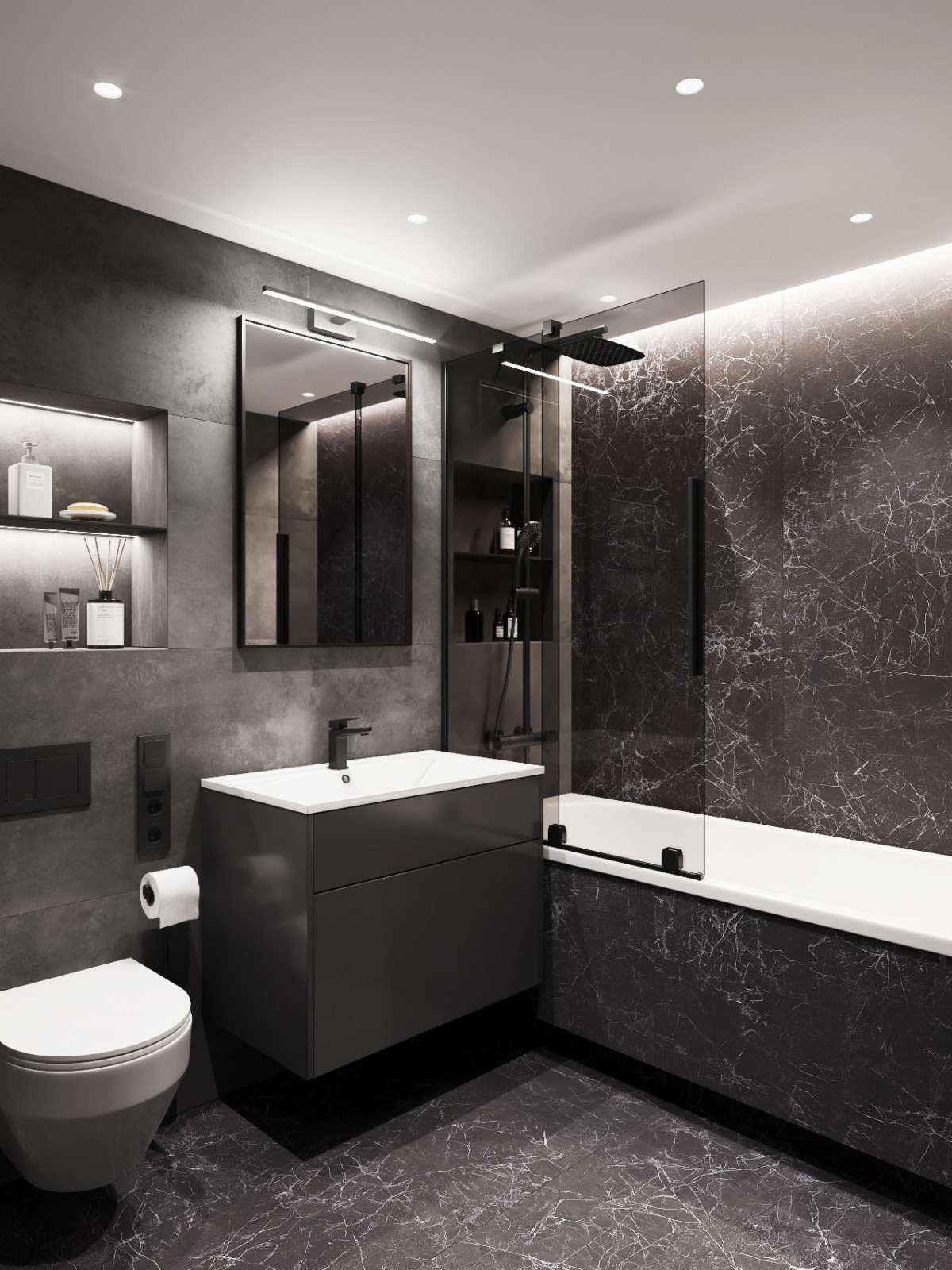 Монохромный интерьер