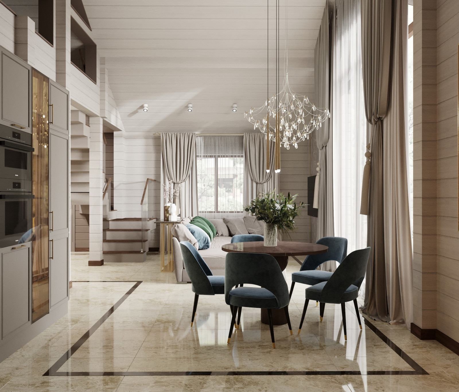 Дом  с запахом дерева