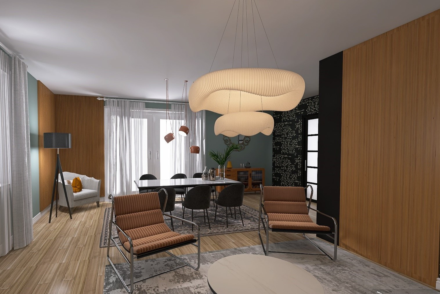 Ristrutturazione di un living di 60 mq
