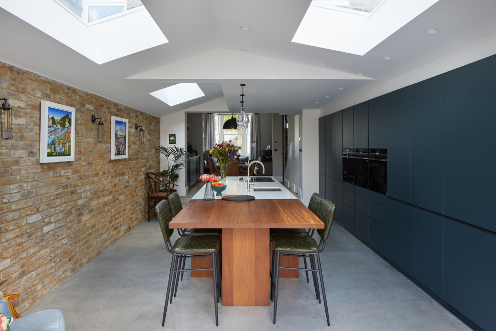 Sleek Full-House Renovation in East Dulwich - Contemporary - Kitchen ...