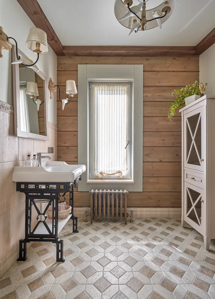 Дом из клееного бруса в стиле шале