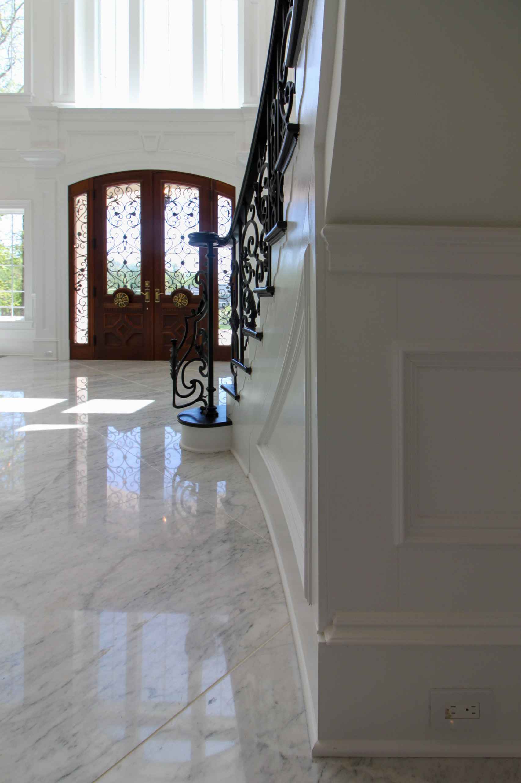 92_Grand Double Staircase in Exquisite Custom Home, Great Falls VA 22066
