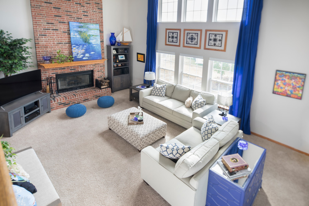 Family Friendly Family Room Traditional Family Room Chicago By 
